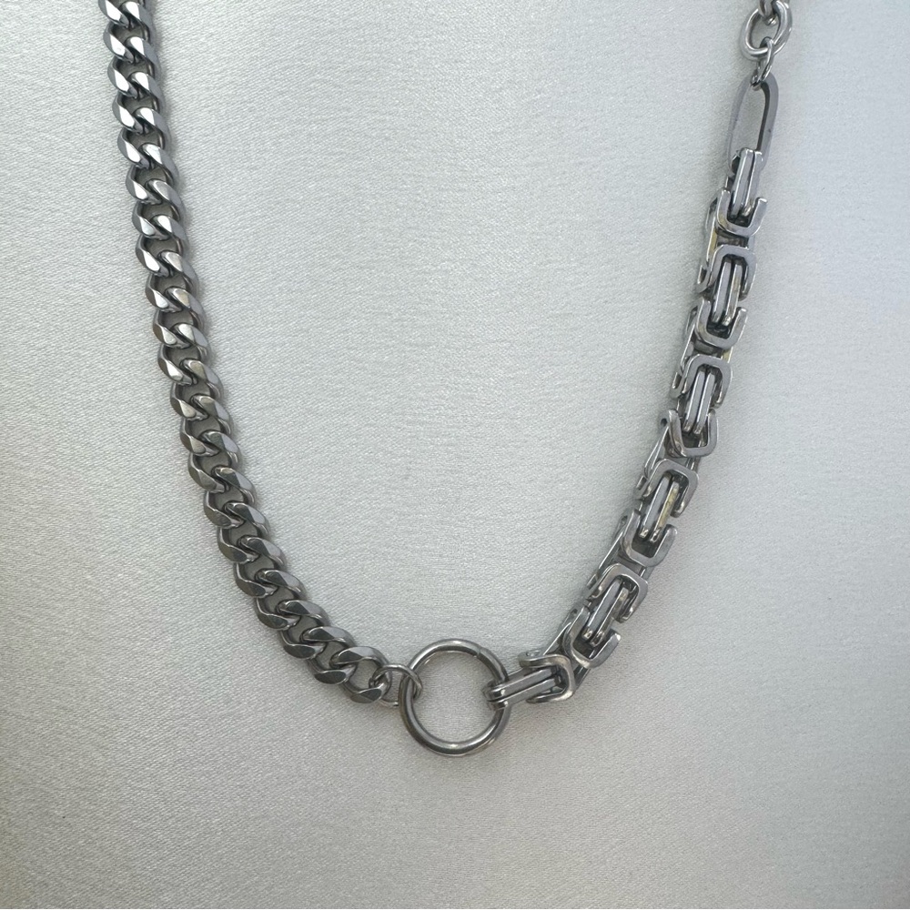 Link Chain Necklace for Men Women Streetwear Punk Hip Hop Unisex Style
